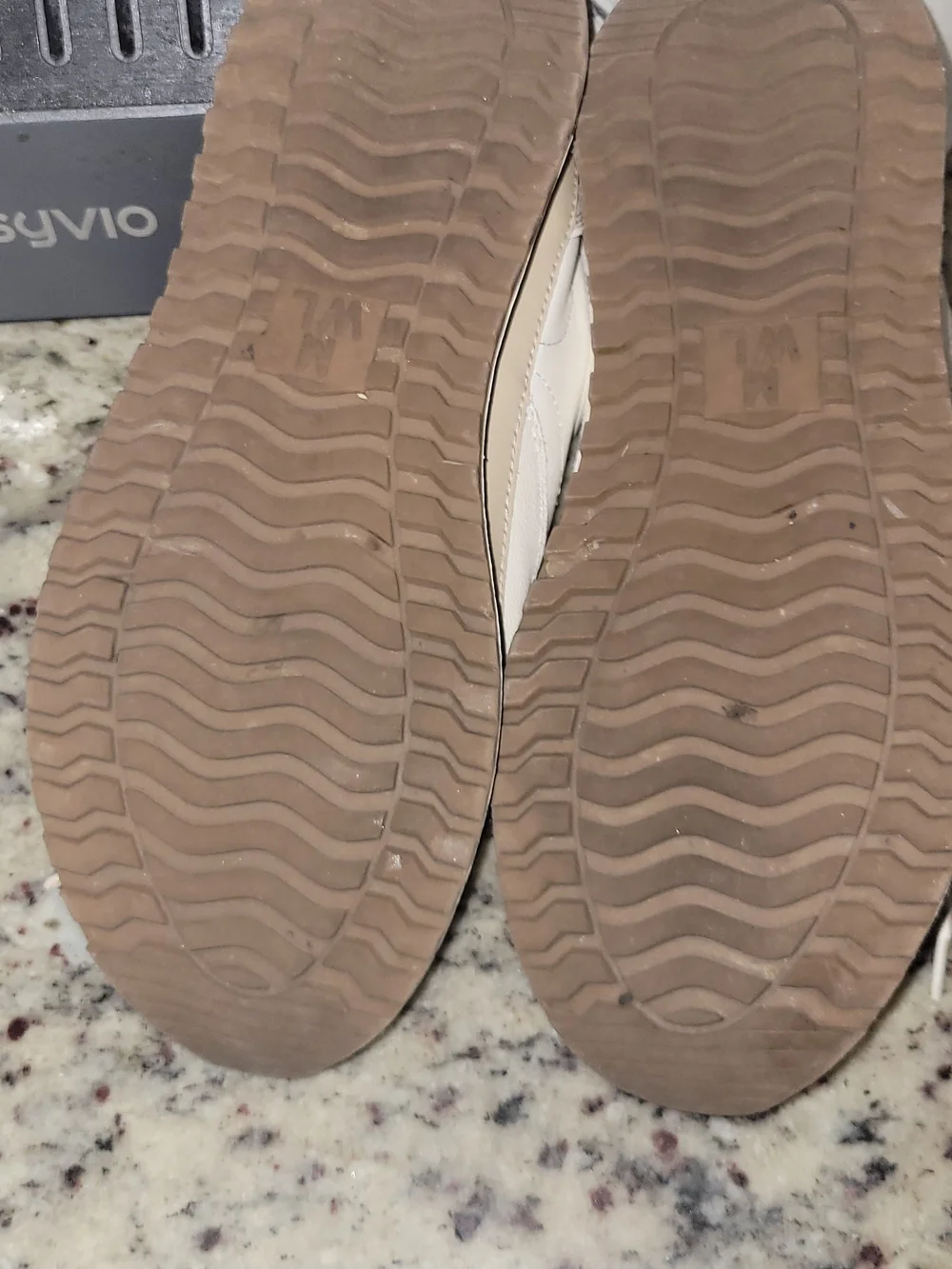 Madewell Women’s Neutral Leather & White Accent Sneakers